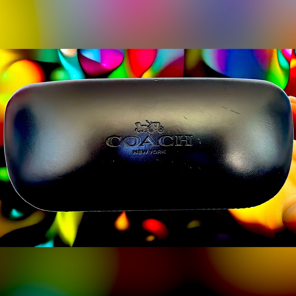 Coach glasses‎ black case